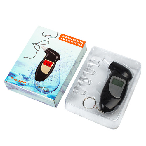 Car safety self-driving supplies High-precision air-inflated alcohol tester Drunk driving meter alcohol tester