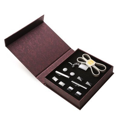 Dai Lai Cufflinks storage box Chinese style Retro high-grade Paper quality Buckle plate Exhibition exquisite Gift box Cross border CTB201