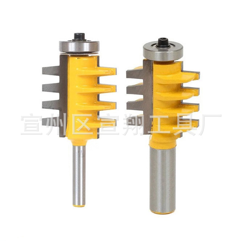 1/2 vástago cónico diente espiga fabricante cortador de espiga en stock 1/4 vástago cónico panel de diente junta de dedo fresado carpintería fresadora máquina de grabado fresadora