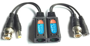 RJ45 coaxial HD video transmitter HDTVI CVI AHD UTP Balun 5MP 8MP transmitter
