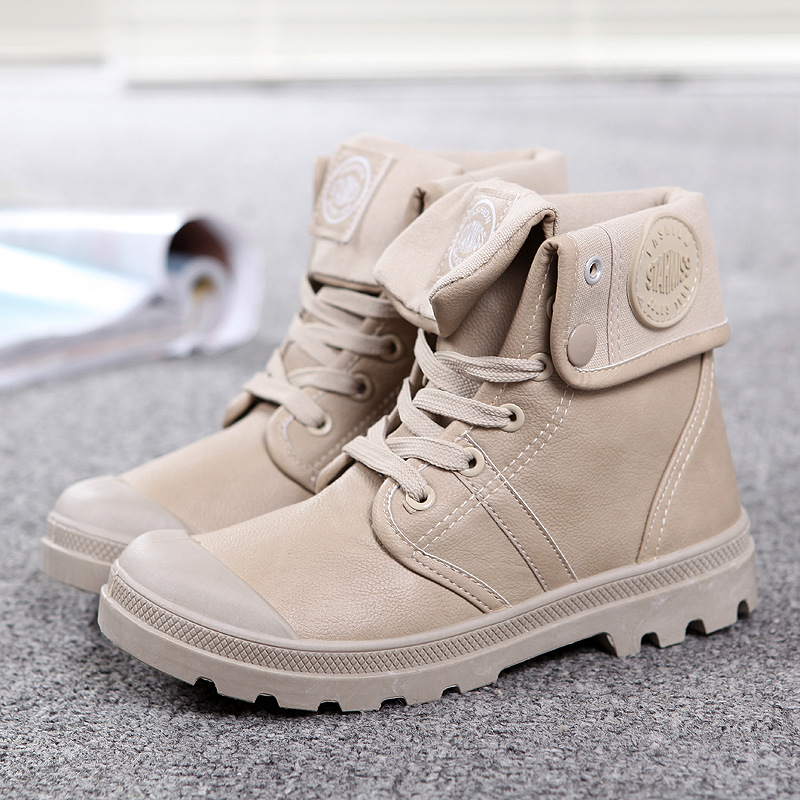 马丁靴男女户外工装靴情侣款靴子高帮帕拉L丁鞋大码军靴一件代发