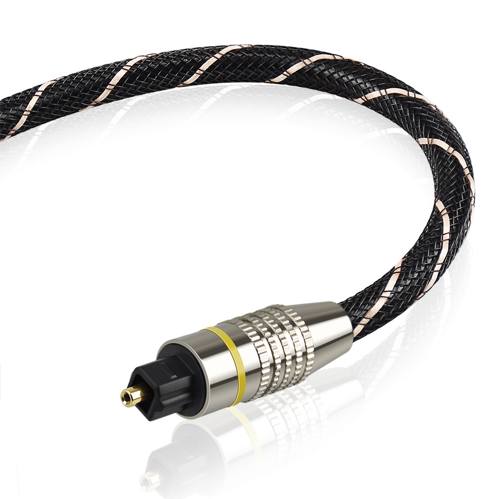 EMK3.5 audio cable optical fiber audio square turn set-top box optical fiber connection line directly sells 1M-10 5