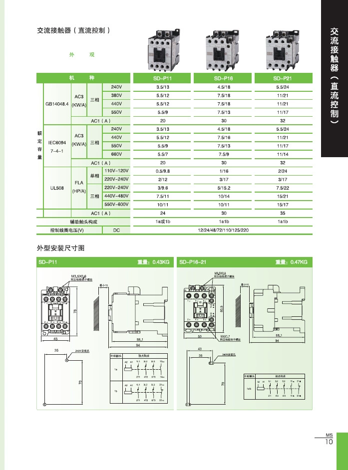 Льготная цена, поставка оригинального тайваньского контактора серии Shilin SD-P DC управления, модель SD-P21