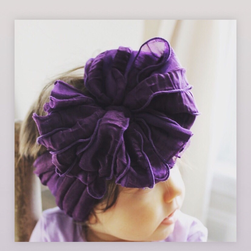 Kid'S Retro Solid Color Bow Knot Cloth Hair Band display picture 3