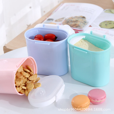 portable baby Milk Box High-capacity Storage tanks baby Separate loading Milk Box Mini Portable seal up Milk grid