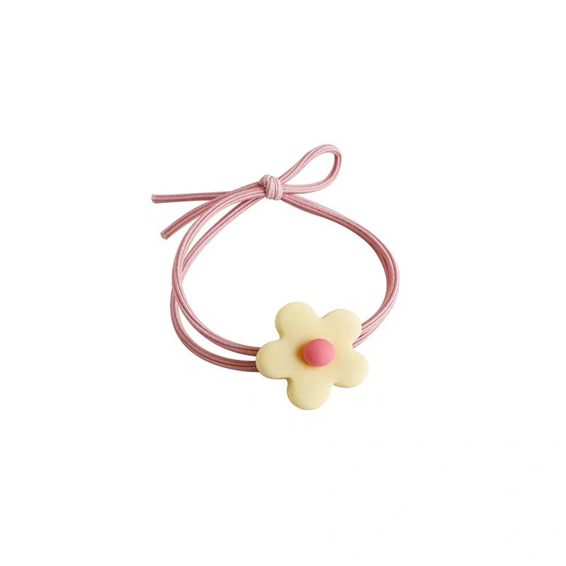 Brand hair rope flower-shaped, hair accessory, flowered