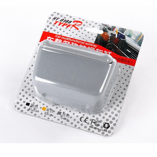 帶支架灰缸車門挂式煙灰缸 車載煙灰缸 出風口煙灰缸帶LED煙汽車