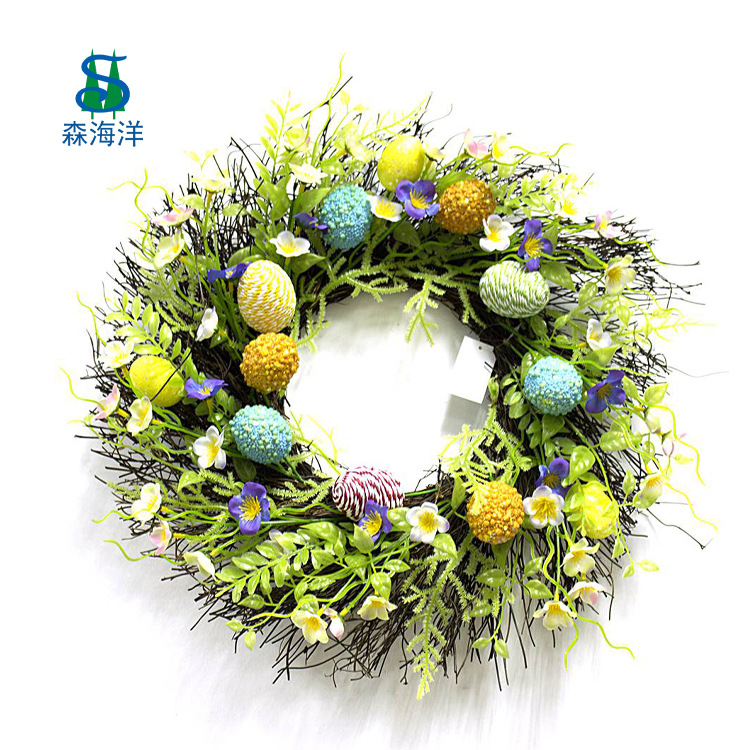 Huevo de Pascua directo de fábrica Garland primavera Pascua decoración Garland Pascua patio Decoración