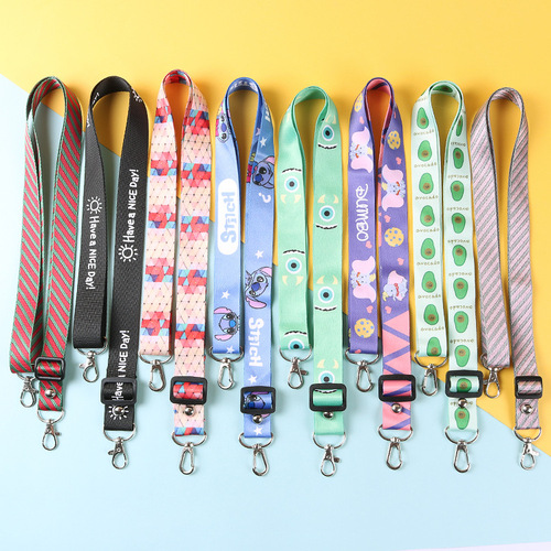 Manufacturer ID card lanyard, heat transfer retractable cross-body strap, mobile phone lanyard, tag, bag, shoulder bag