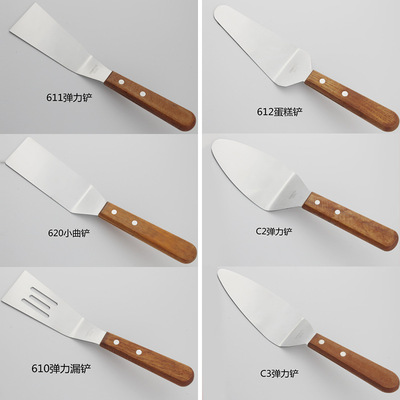 Stainless steel food Teppanyaki tool household steak Frying spade Elastic force kitchen Supplies Manufactor goods in stock