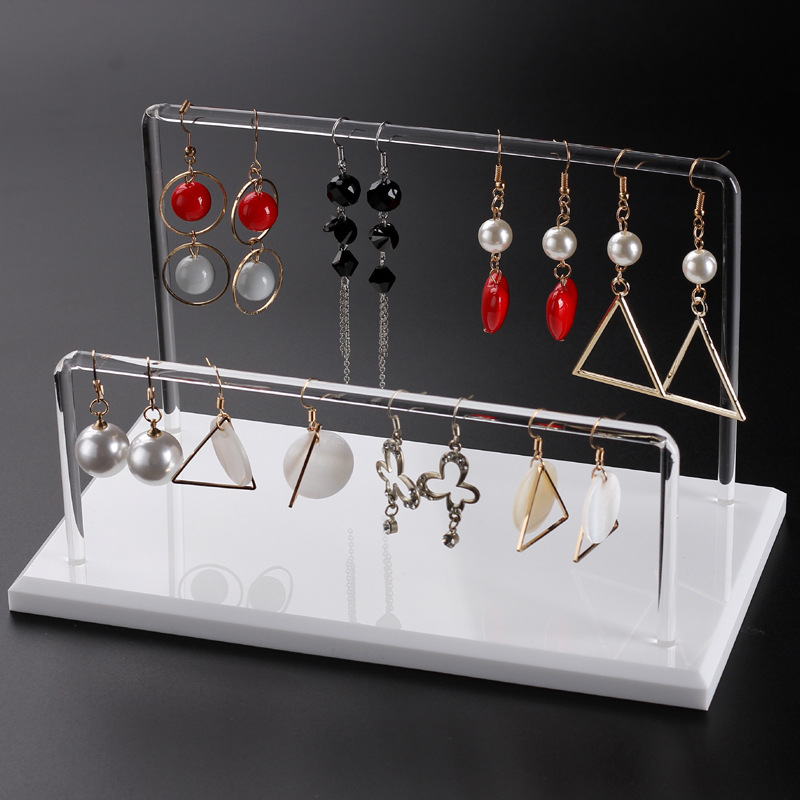 亚克力首饰架耳环架耳钉托耳坠耳线架子展示架珠宝展示道具创意