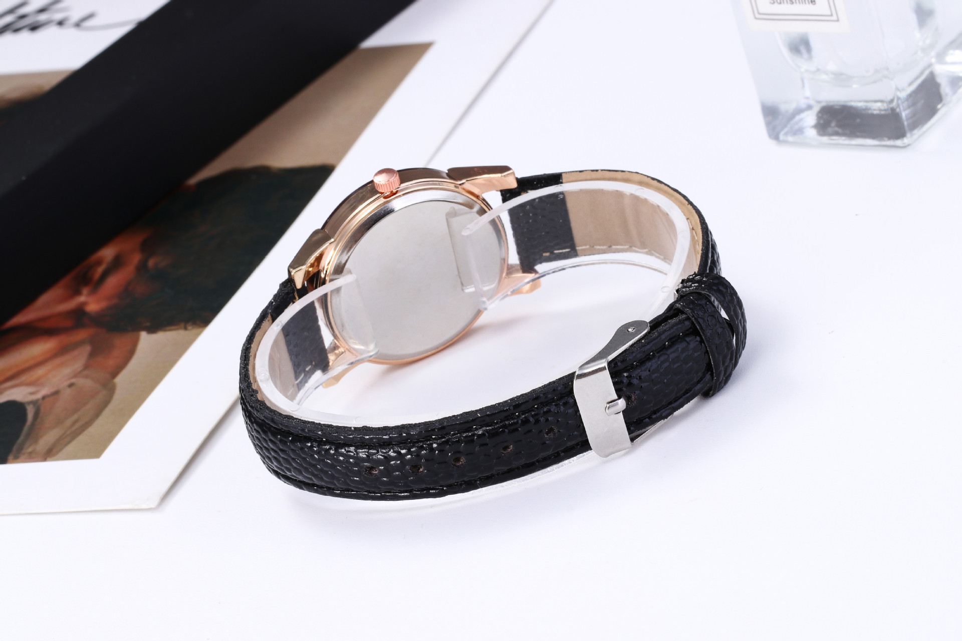 New Diamond Blond Serpentine Belt Watch Fashion & Casual Qing Lv Biao Men Nv Shi Biao Foreign Trade Wholesale