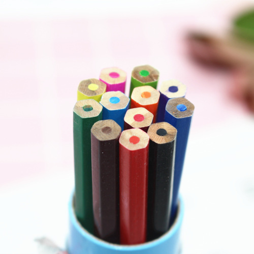 Bulk 12, 18, 24, 36 Color Bucket Cartoon Creative Colored Pencils for Children's Painting and Doodling