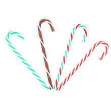 现货圣诞拐杖亚克力红白拐杖圣诞老人塑料糖果装饰拐杖圣诞树挂件