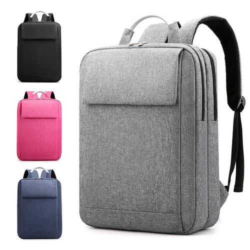 Wholesale Custom LOGO Laptop Backpack Multi-layer Dual-shoulder Business Backpack Meeting Gift Bag Notebook Backpack