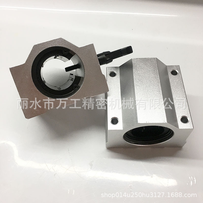 双工艺 带锁紧或不带锁紧 SC箱式直线光轴塑保轴承钢铝滑块SC25UU