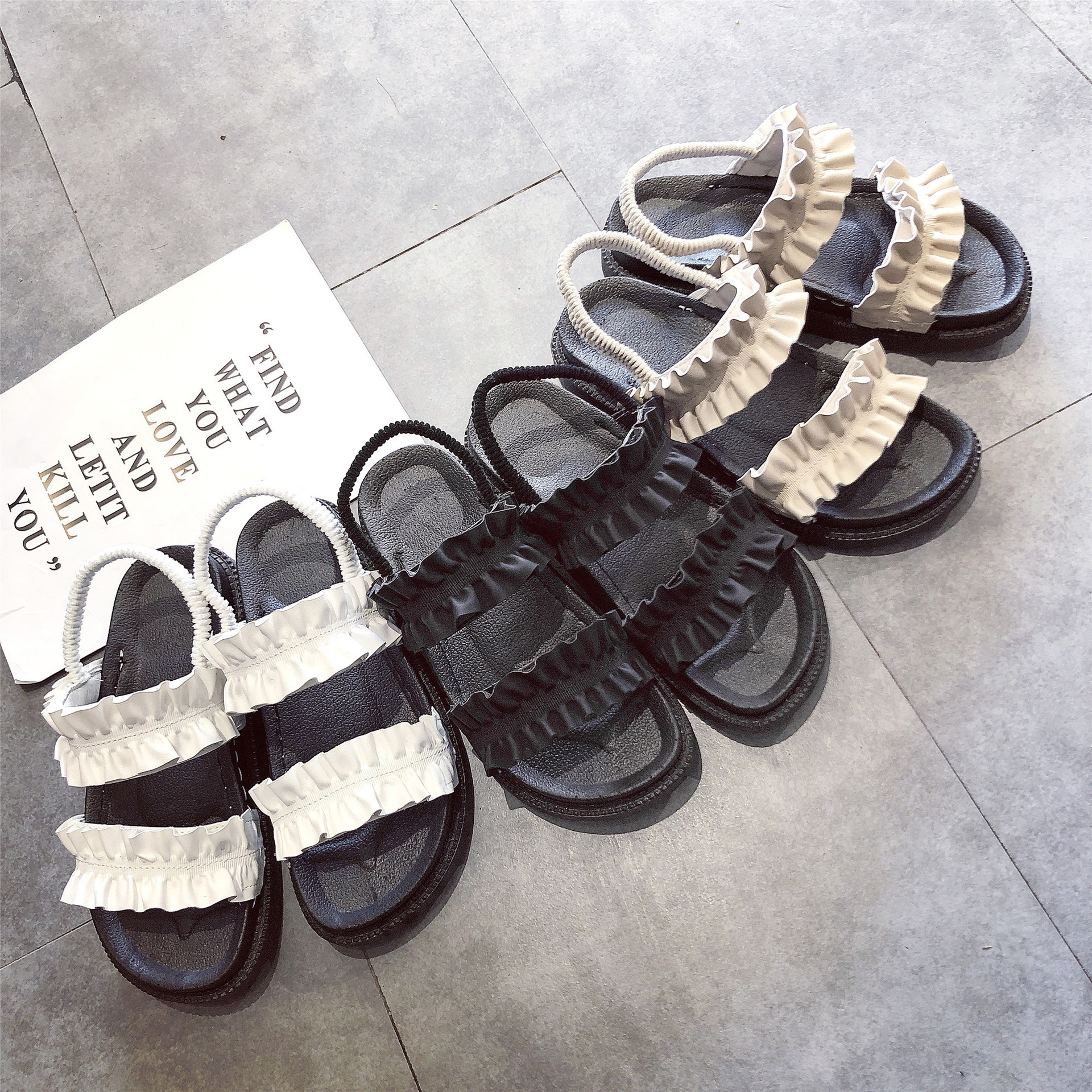 Chaussures été pour femme en Caoutchouc - Ref 3346053 Image 4