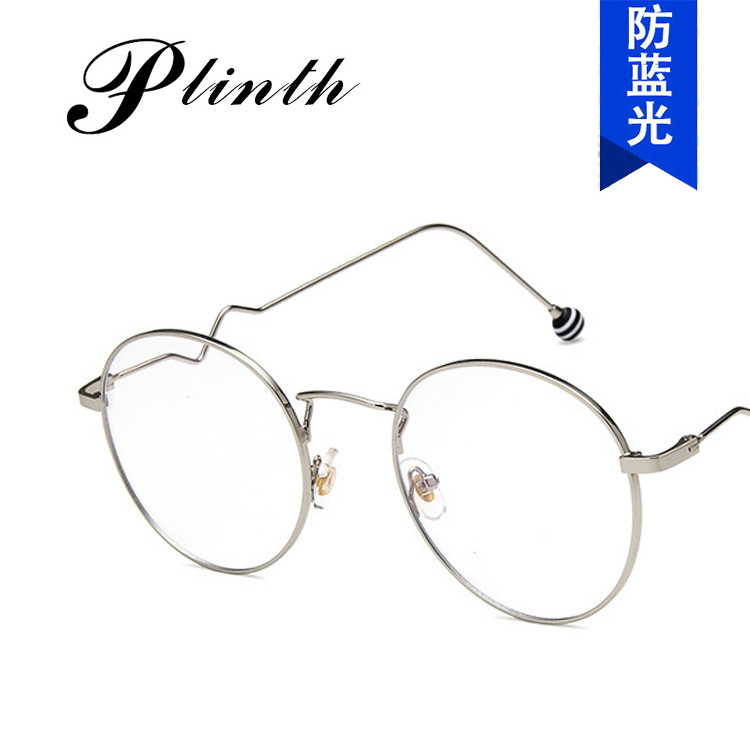 Internet Celebrity Fashion Candy Color Glasses Frame Rainbow Lollipop Wave Leg Flat Mirror Anti-blue Light Decoration Glasses Frame Internet Celebrity Fashion Candy Color Glasses Frame Rainbow Lollipop Wave Leg Flat Mirror Anti-blue Light Decoration Glasses Frame