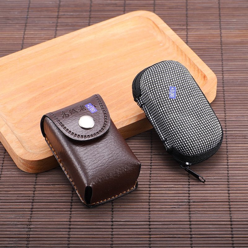 Crystal with zipper bag, Crystal with leather buckle, portable crystal glasses Donghai Crystal folding reading glasses Crystal with zipper bag, Crystal with leather buckle, portable crystal glasses Donghai Crystal folding reading glasses