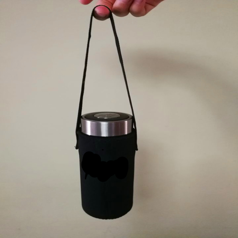 批發定做潛水料杯套玻璃水杯布套創意卡通禮品透明水杯套杯套提袋