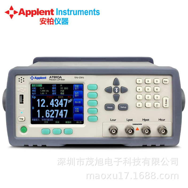 安柏/Applent AT810A 台式LCR数字电桥 20KHz/连续频点/0.05精度