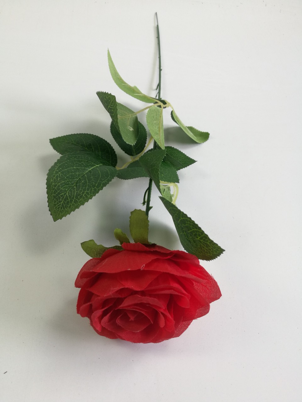 Rosa única imitación flor de seda flor flor artificial flor decoración flor fábrica directa
