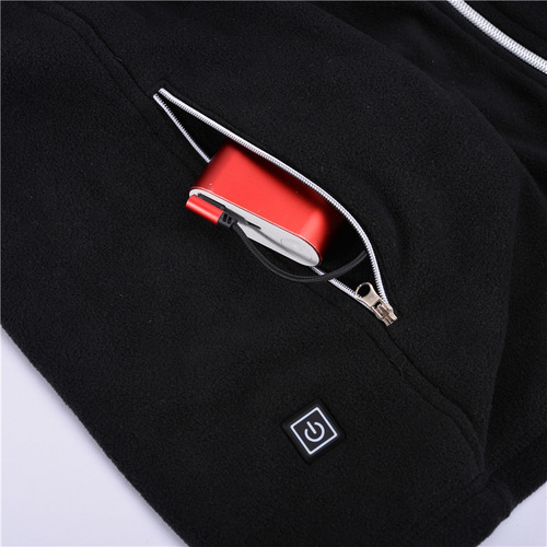 New Heated Vest Electric Heating Graphene Carbon Fiber Heating Vest Collar Warmth Electric Heated Clothing