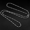 Fashionable bamboo chain, pendant stainless steel, necklace suitable for men and women, sweater, accessories