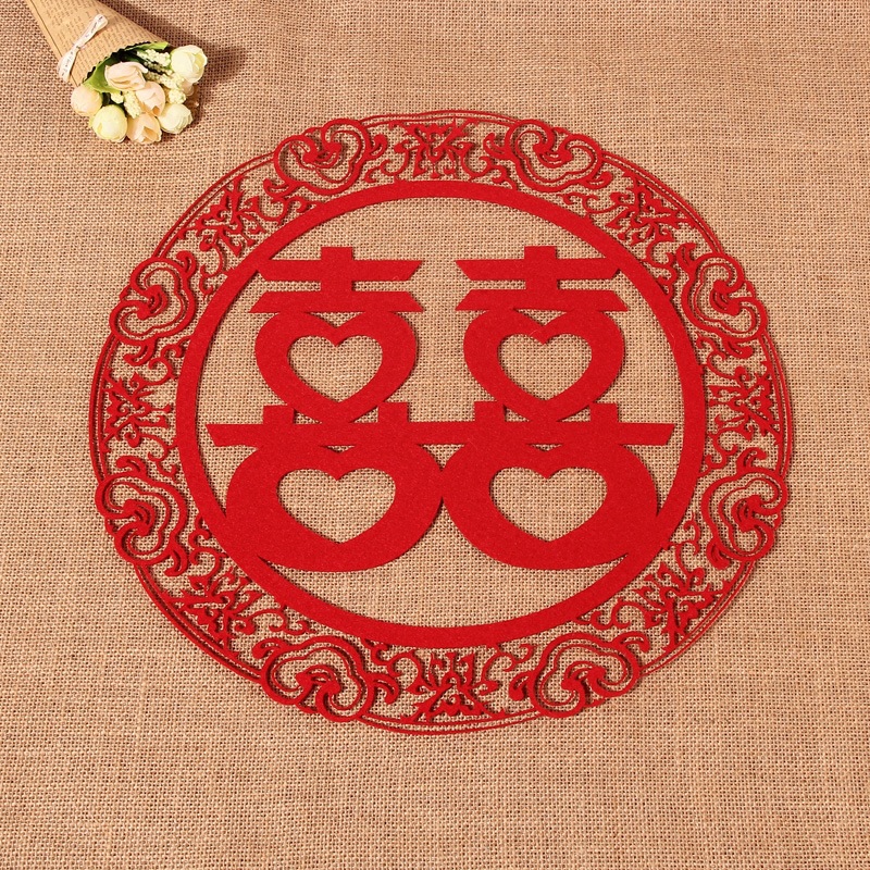 喜字結婚婚房牆結婚用品裝飾個性創意囍婚房裝飾大門婚慶用品布置