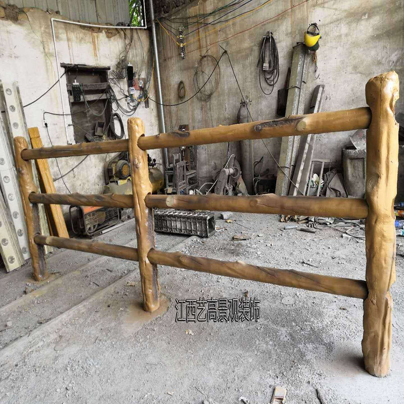 1.8米仿树藤三横梁栏杆