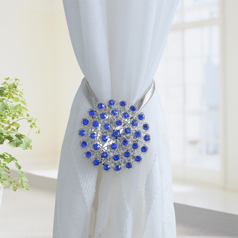 Snap Buckle Curtain Lace Wall Hook Magnet Strap Hook