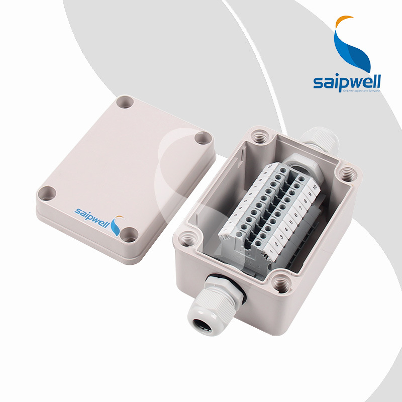 斯普威尔赛普销售太阳能路灯UK端子接线盒 一进一出10位UK端子接