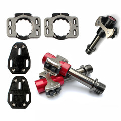 公路車自鎖腳踏 超輕三培林自行車鎖鞋卡踏 棒棒糖鎖踏帶鎖片