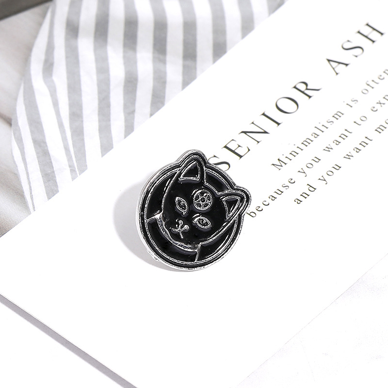 Brooches Classification Retro Pin Geometric Star Moon Alloy Enamel Unisex Brooches