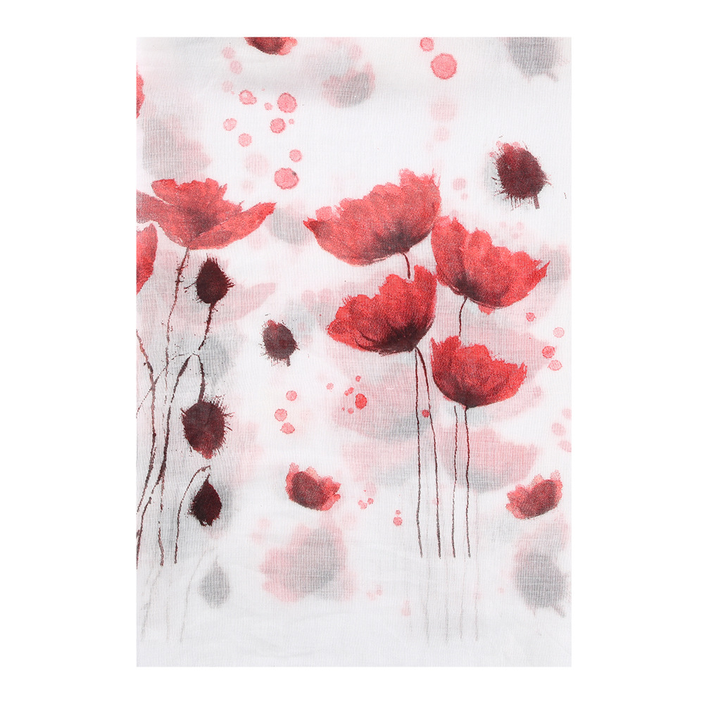Women's Streetwear Flower Polyester Printing Scarf display picture 2