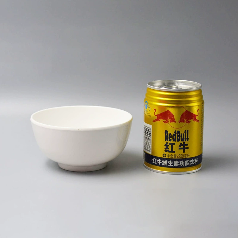 Оптовая кантеон миска для супа, imitation porcelain bowl, Mei украшение, отель, фаст-фуд, 4.5-дюймовый белый круглый рисовая миска