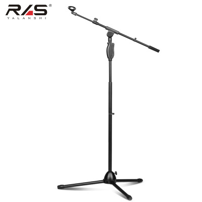 厂家直供 全金属手把升降架 落地三脚架 演出舞台话筒麦克风支架|ms