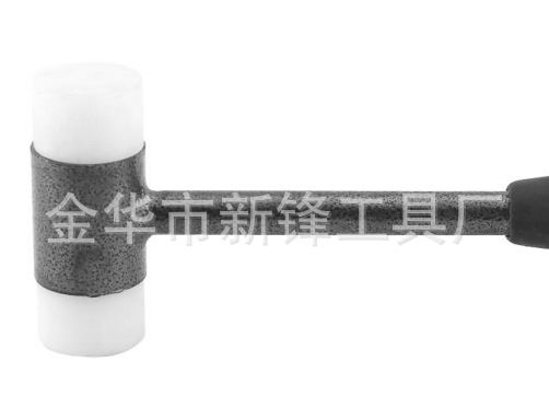 尼龙安装锤橡胶锤地板货架安装修理锤厂家供应 榔头碳钢包塑柄