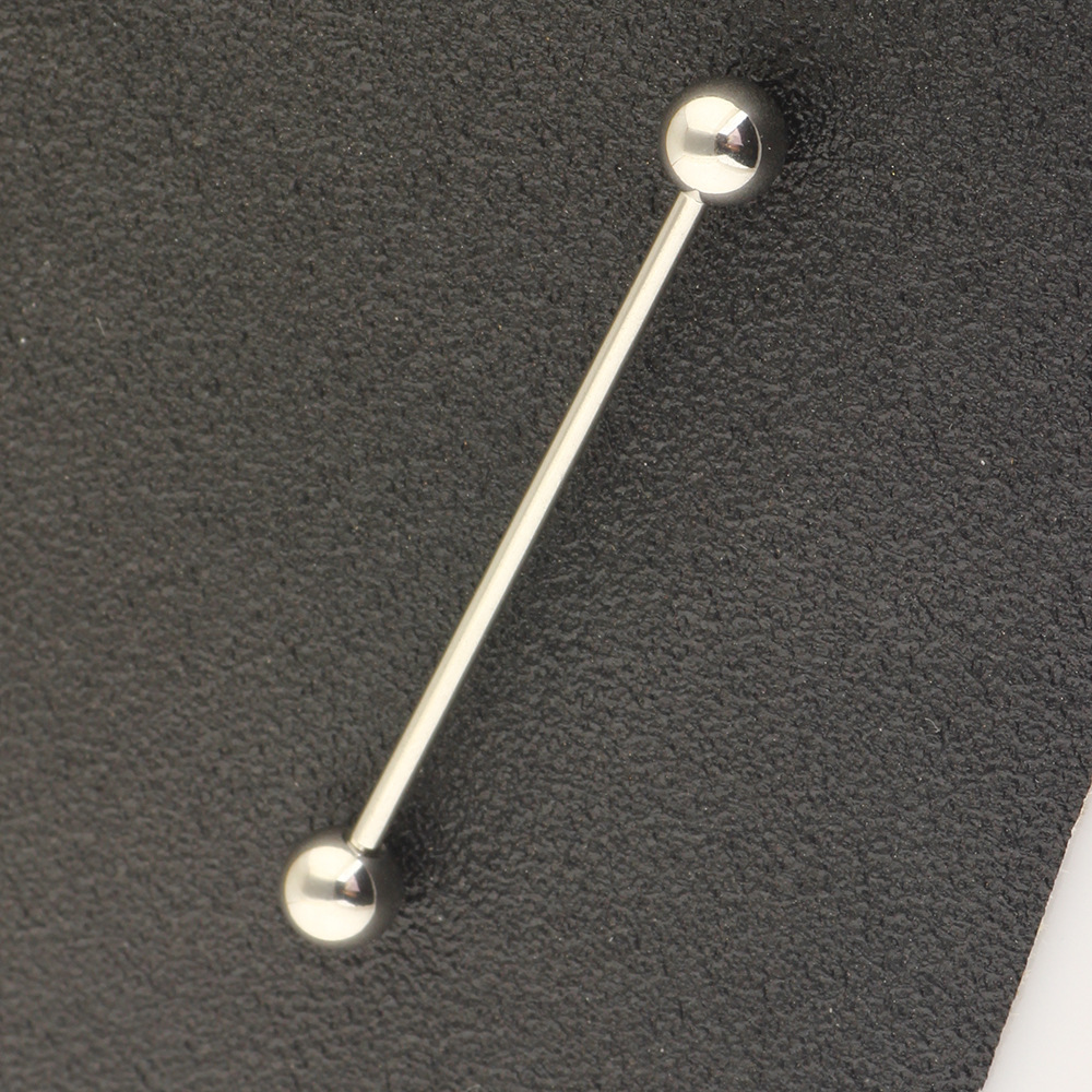 8-Piece Body Piercing Jewelry Set Nose Ring Eyebrow Lip Labret Long Bar Industrial Earrings Stainless Steel detail image 12