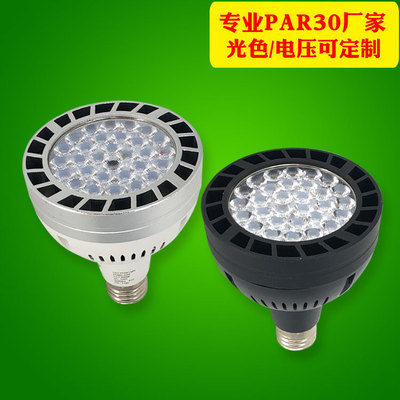 PAR30射灯车铝头45W满天星光源LED带风扇par灯轨道射灯PAR30厂家