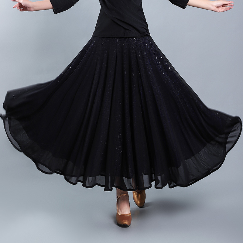 ballroom dance skirt for women Modern dance half big swing dance skirt national standard dance