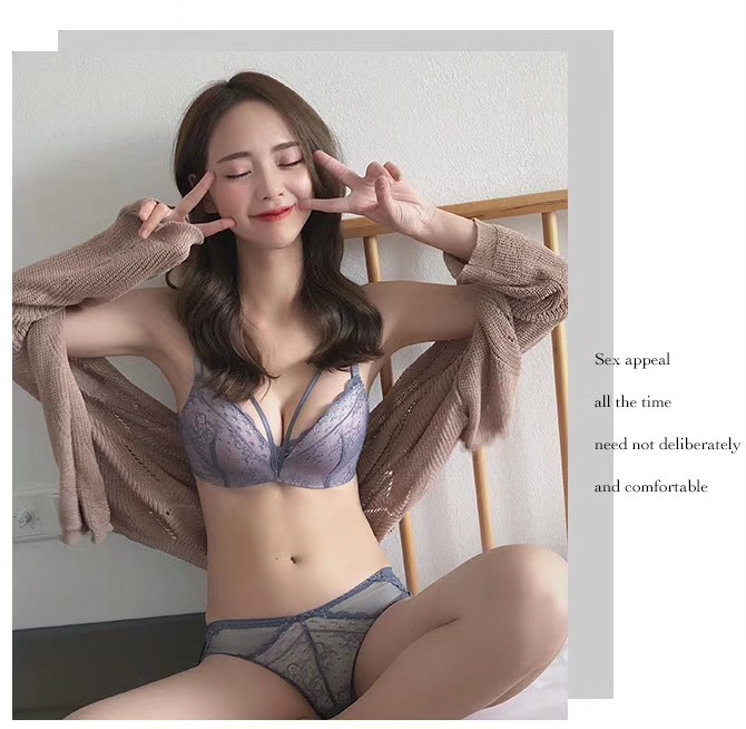 夏季文胸新品性感蕾絲日系文胸無鋼圈挂脖式無痕美背抹胸少女內衣