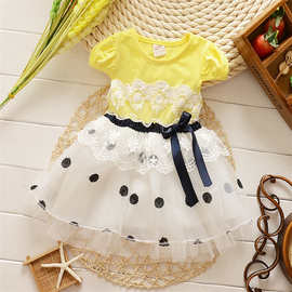 dresses2022夏季新款韩版女童连衣裙印花公主裙Baby girl dress