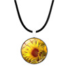 Accessory, metal pendant, fashionable necklace, jewelry, suitable for import, with gem, European style