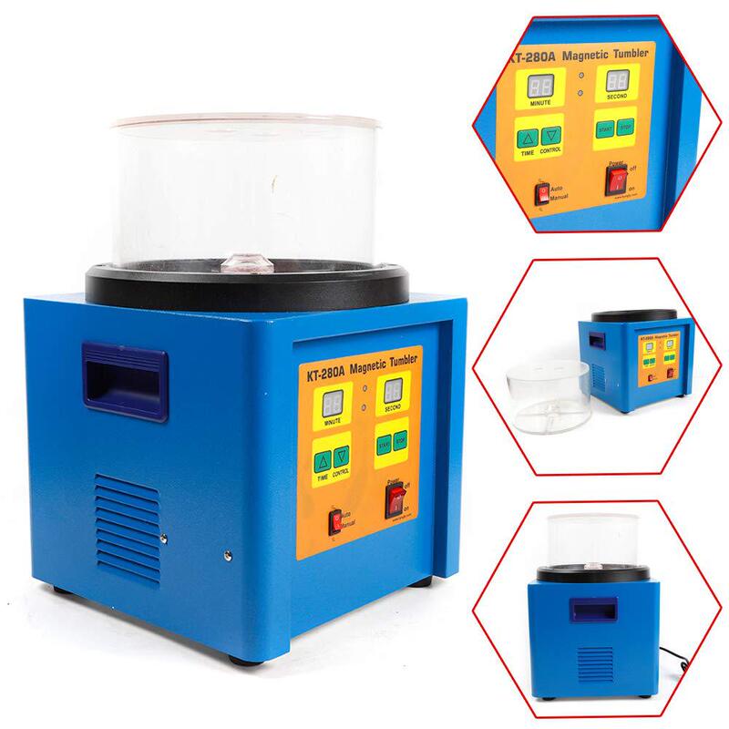 KT-280A magnetic polishing machine jewelry polishing machine automatic forward reverse deburring polishing equipment KT-280A magnetic polishing machine jewelry polishing machine automatic forward reverse deburring polishing equipment