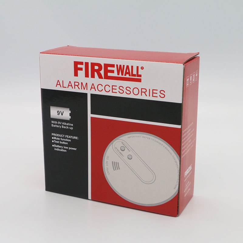 深圳厂家批发彩盒定做 电子产品包装盒 烟感火灾报警器彩色包装盒