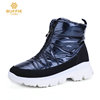 Cross -border public version without bidding, no infringement in winter new snow boots zipper, low help, not slipping, anti -splashing water