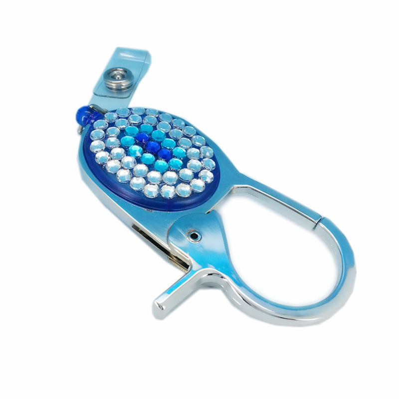 customized Boutique manual Diamond Easy pull buckle manual Point Drill Strange new knapsack Hooks Easy pull buckle Key buckle