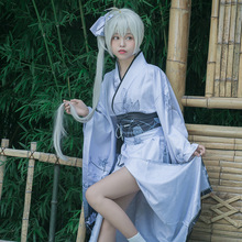 漫展穹妹缘之空春日野穹白色和服浴衣cosplay装女动漫一件代发舞