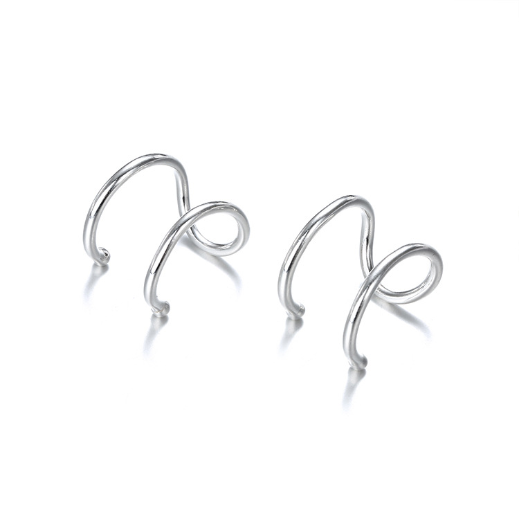 14K Gold Metal Fashion Geometric Stainless Steel No Inlaid 14K Gold Plated Earrings